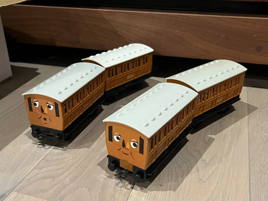 最終値下げ⭐️きかんしゃトーマス　ジェームス　しゅっぱつしんこうシリーズ きかんしゃトーマス しゅっぱつしんこうシリーズ レトロ