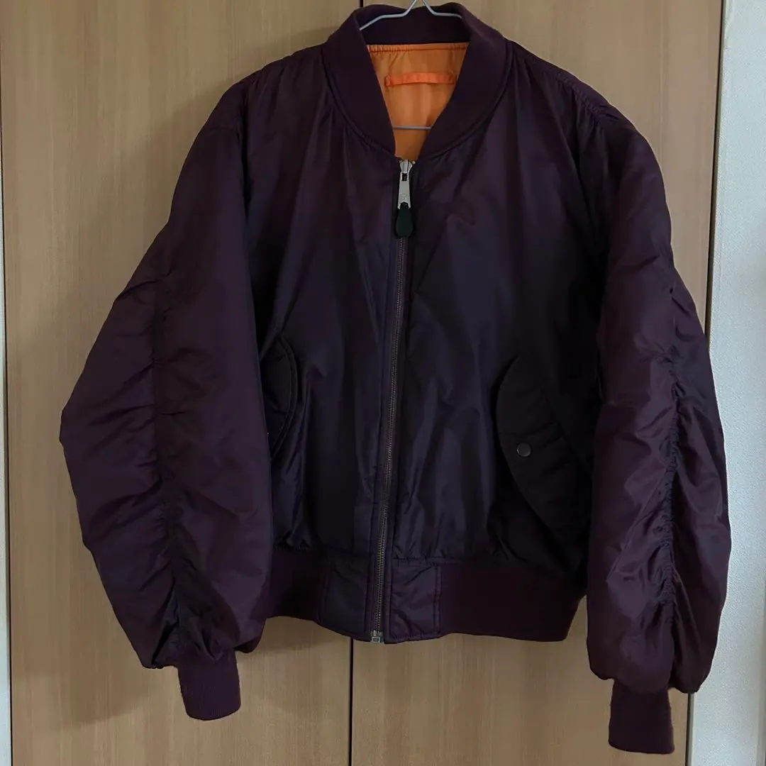 Thumbnail of MA-1 Style Purple Jacket - USA Vintage