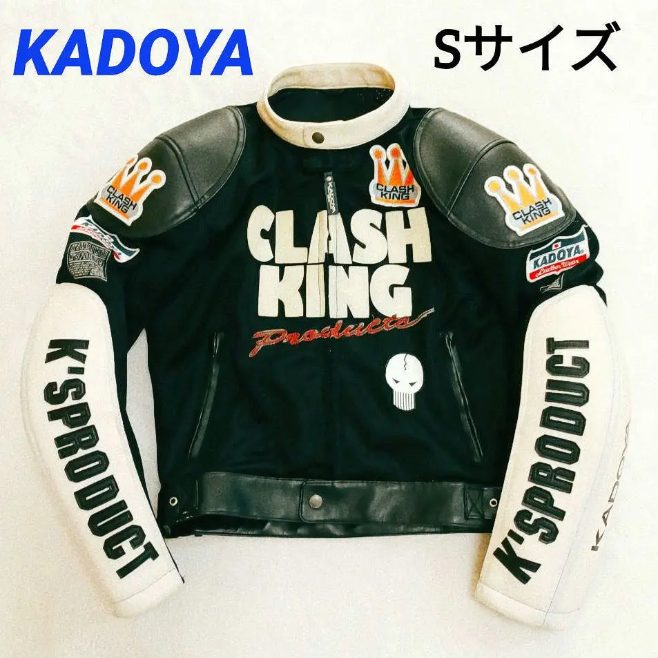 美品/希少✨KADOYA クラッシュキング　ライダースジャケット　ブラック　LL 2025年最新】カドヤ クラッシュキングの人気アイテム - メルカリ