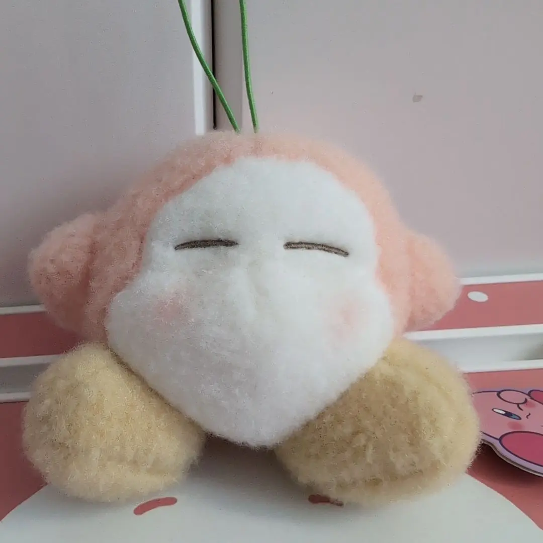 Thumbnail of Kirby of the Stars Wool Felt-Style Sleepy Mini Plushie Waddle Dee Sitting