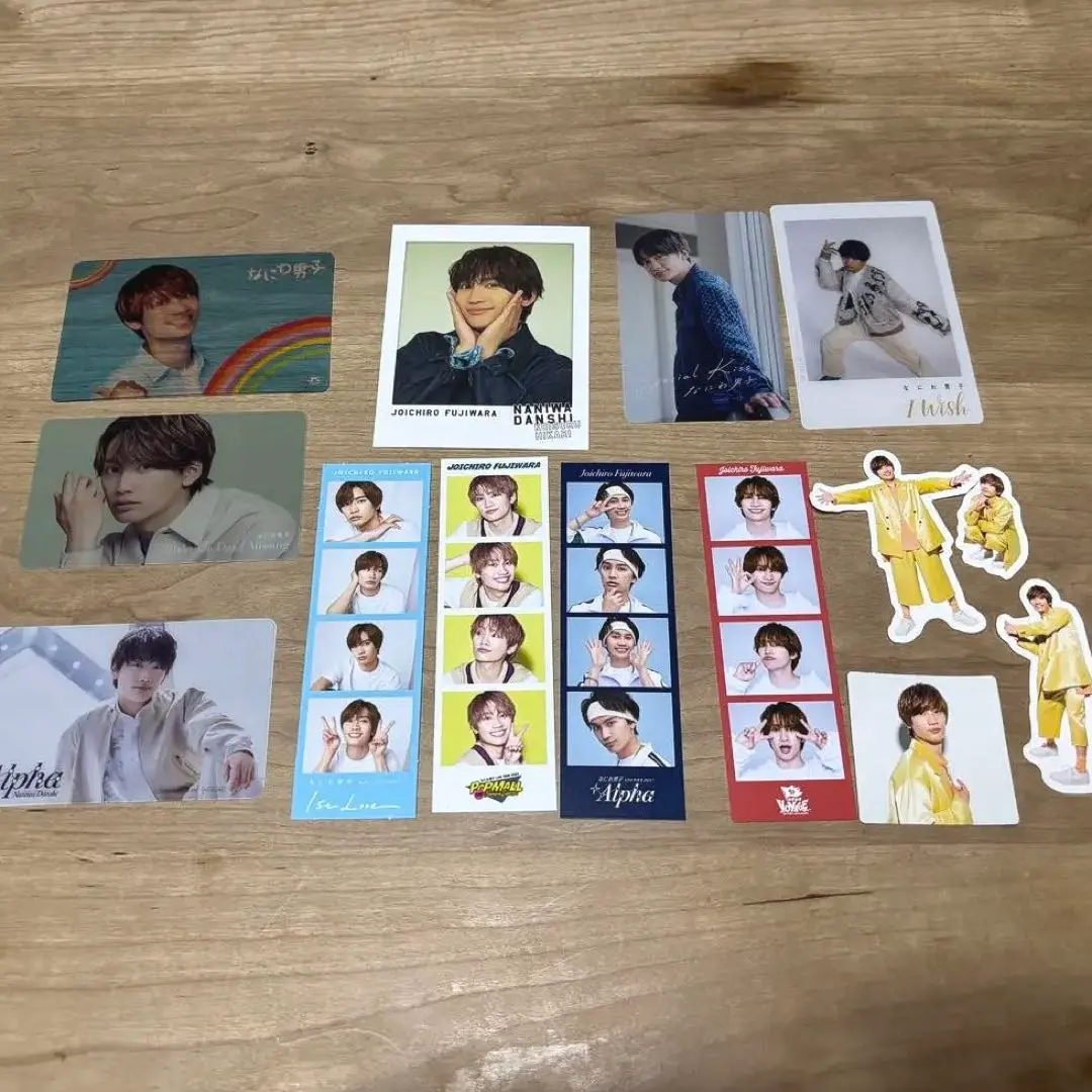 Thumbnail of Joichiro Fujiwara clear cards, photo cards, and bonus items - bundle