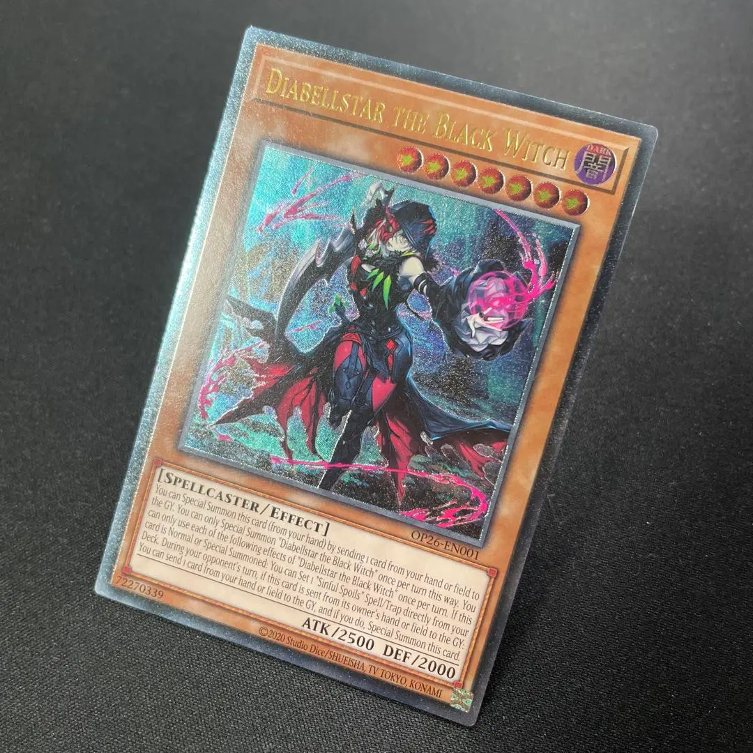 北米 英語版 黒魔女ディアベルスター 遊戯王 レリーフ ots26 Diabellstar the Black Witch(S)(1st)(黒魔女ディアベルスター