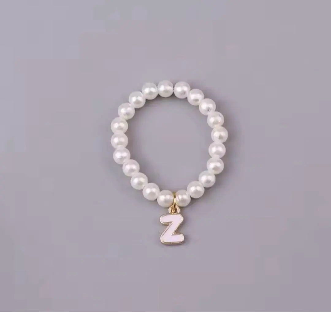 Thumbnail of Handmade mini necklace with the initial "Z" for Labubu 10cm size