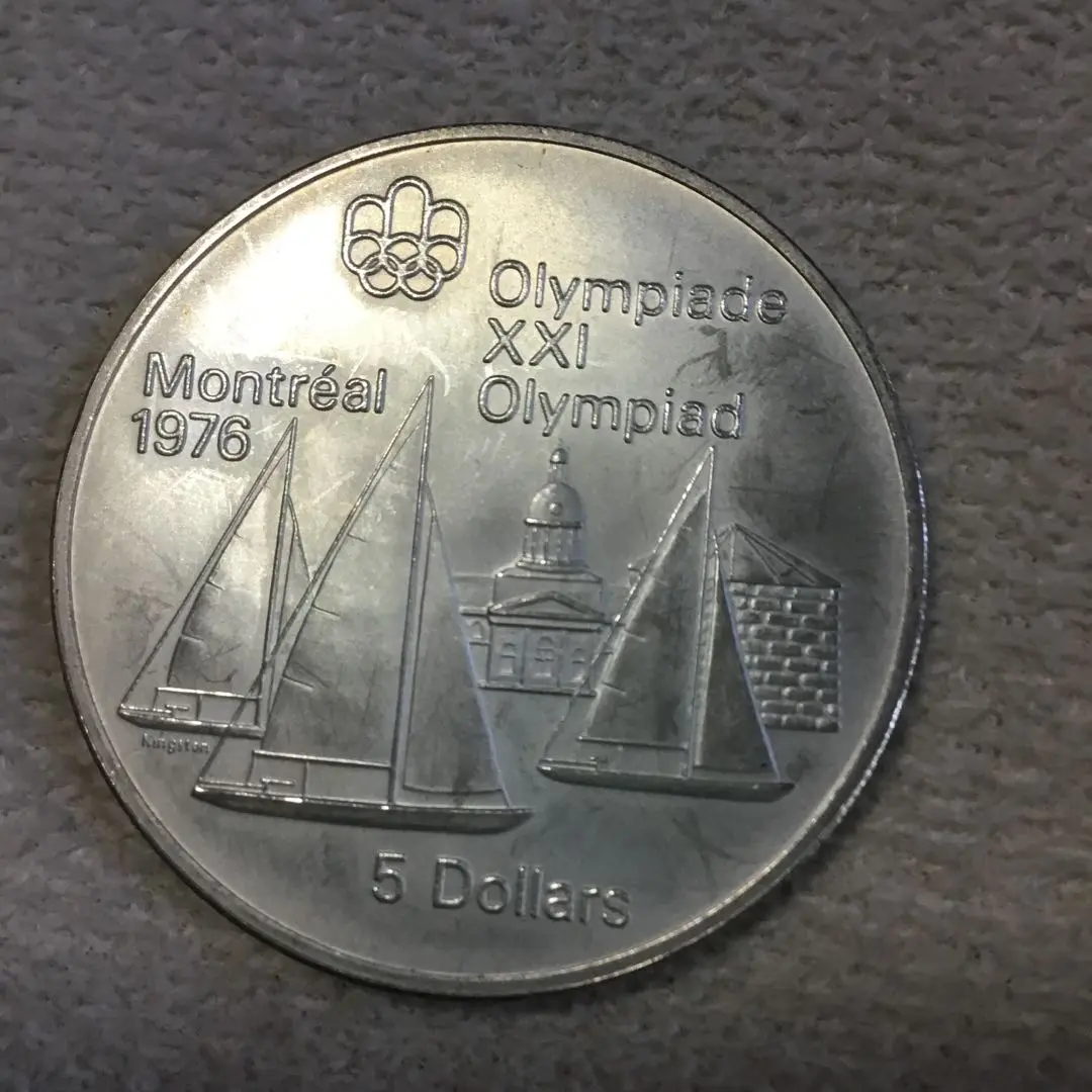 1976年 モントリオールオリンピック 記念銀貨 6次 プルーフコイン 1976年 モントリオールオリンピック 記念銀貨 6次 プルーフ