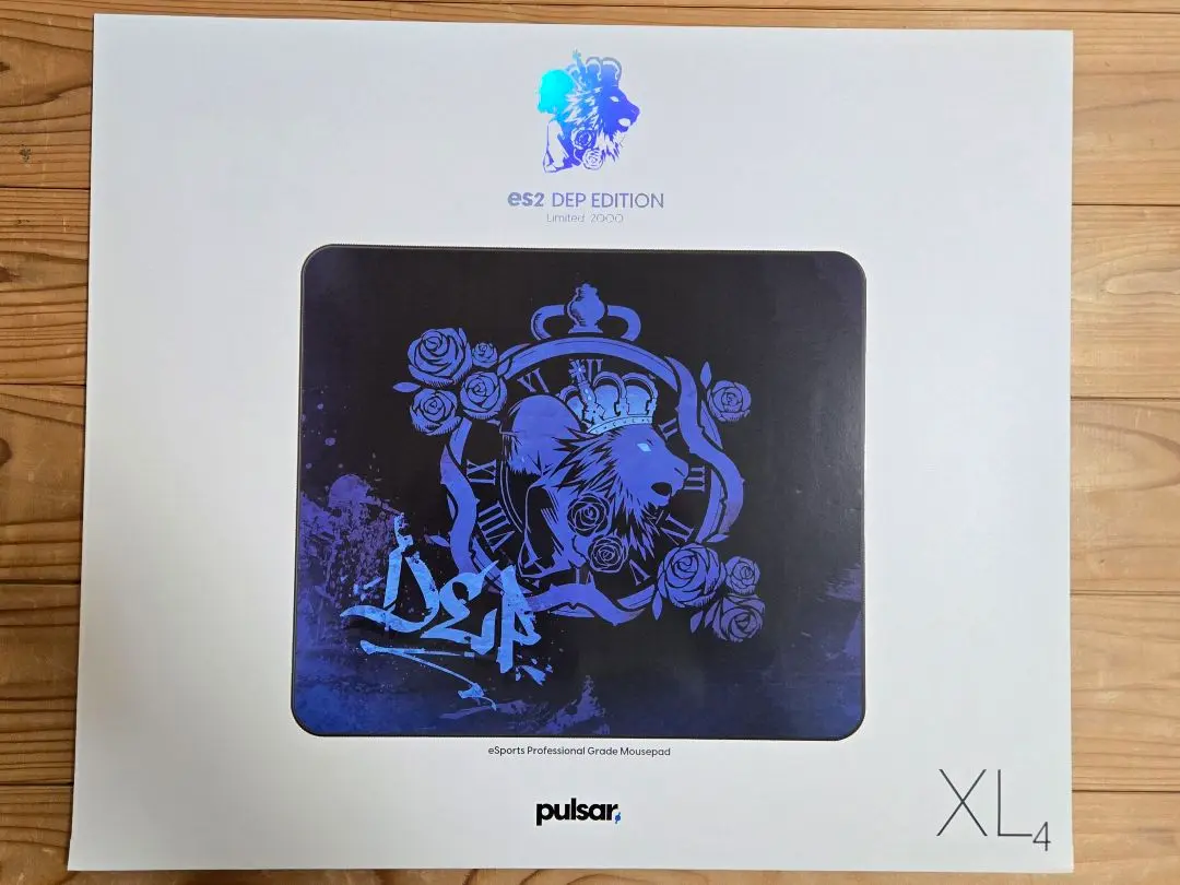 Pulsar ES2 Dep Edition 新品、未開封 Dep Edition] ES2 eSports Mousepad 4mm XL (Medium Speed
