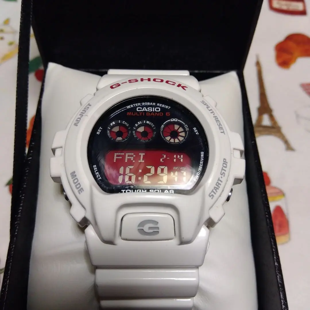 CASIO G-SHOCK GW-6900F-7JF【電波ソーラー】 Casio G-Shock GW-6900F-7JF Tough Solar Atomic Radio White