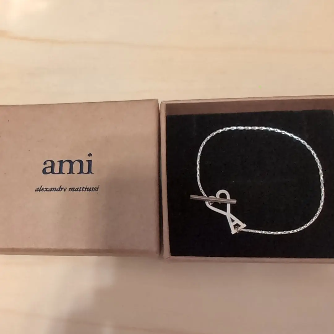 AMI PARIS シルバーブレスレット Ami De Coeur チェーンブレスレット シルバー | AMI PARIS