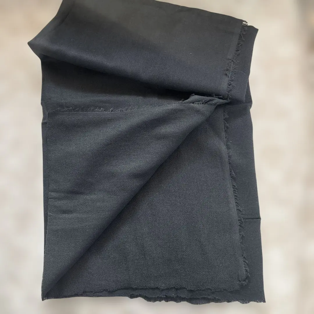 Thumbnail of Thin black cashmere fabric, 107 x 100 cm