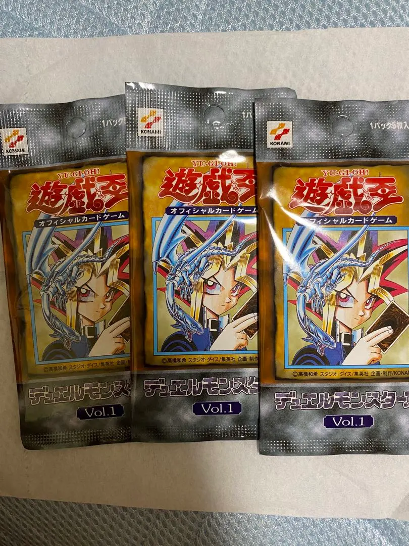 遊戯王　復刻版vol1 未開封　帯付き6パック Vol1(復刻パック) 【-】{-}《未開封パック》