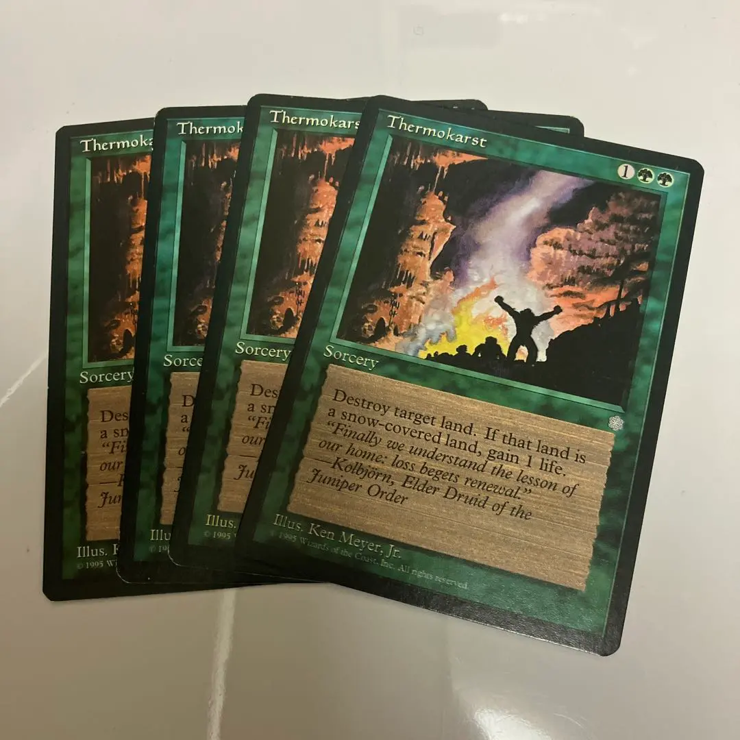 MTG Thermokarst 英語　4枚　パウパー MTG Thermokarst 英語 4枚 パウパー MTG Thermokarst 英語 4枚