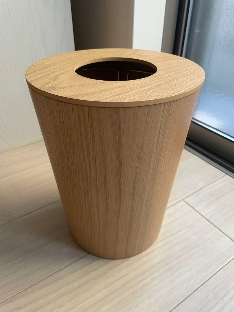 無印良品　木製　ナチュラルウッド円筒形ごみ箱 2個セット 2025年最新】無印 ゴミ箱 木製の人気アイテム - メルカリ