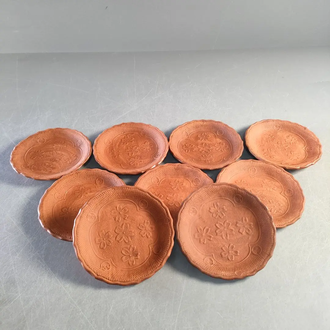 備前焼　古備前　煎餅皿 橘の図　豆皿　２枚　F142AS-fbst 備前焼 古備前 煎餅皿 橘の図 豆皿 2枚 F142AS-fbst - メルカリ