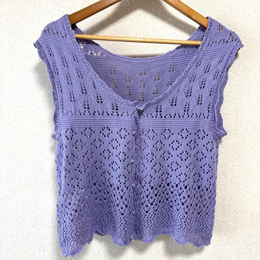 Thumbnail of Price reduced further! Chico Knit Vest Lace Pattern