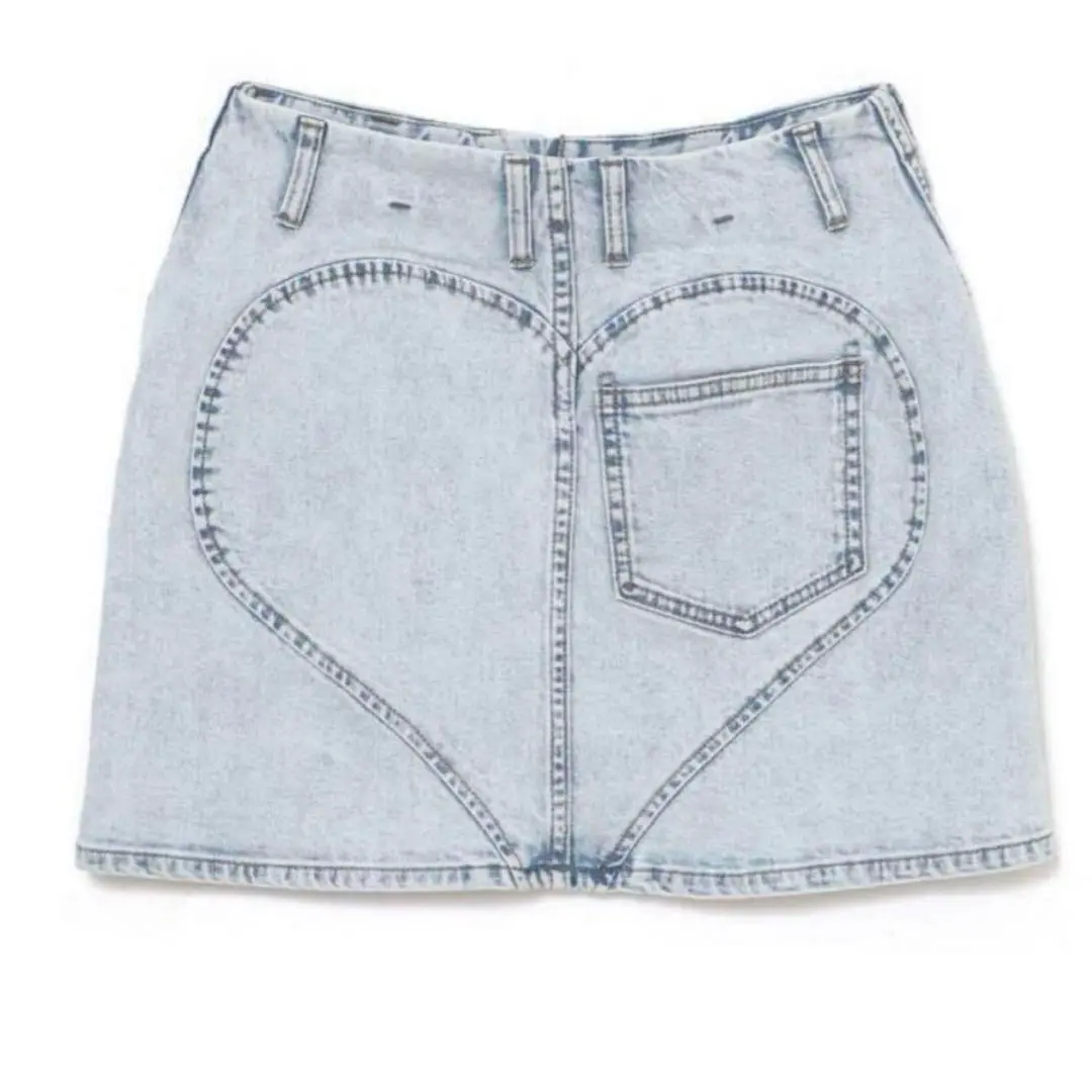 2025年最新】HEART hip denim skirt andmaryの人気アイテム