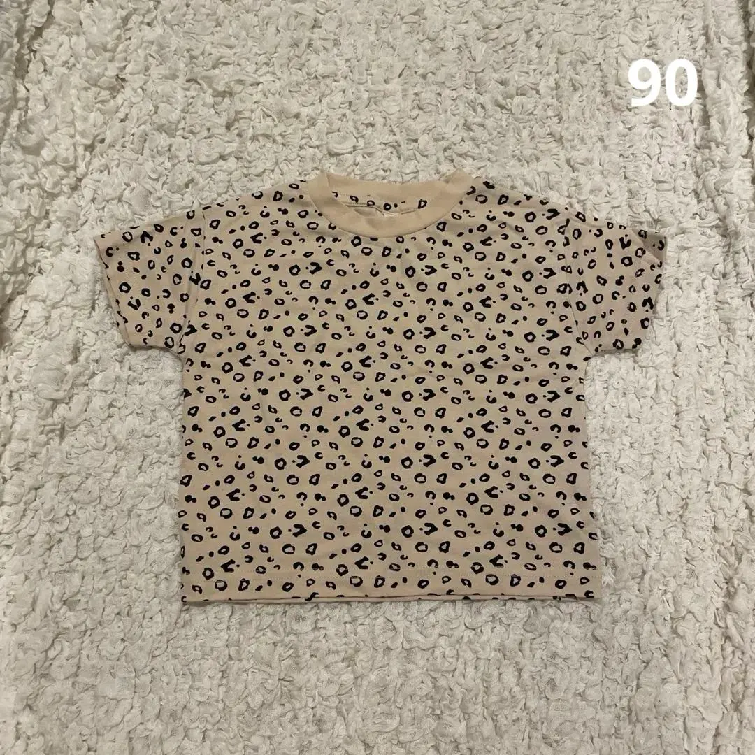 Thumbnail of Baby leotard pattern animal pattern short-sleeved T-shirt