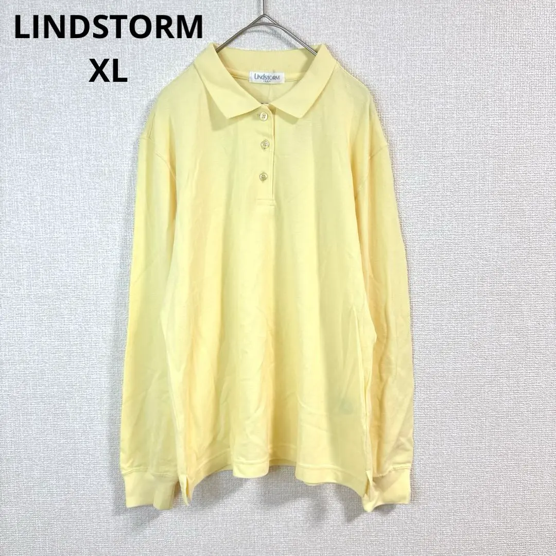 【林德斯托姆】長袖Polo衫 全新 純棉100% 休閒 大尺碼 XL 的縮圖