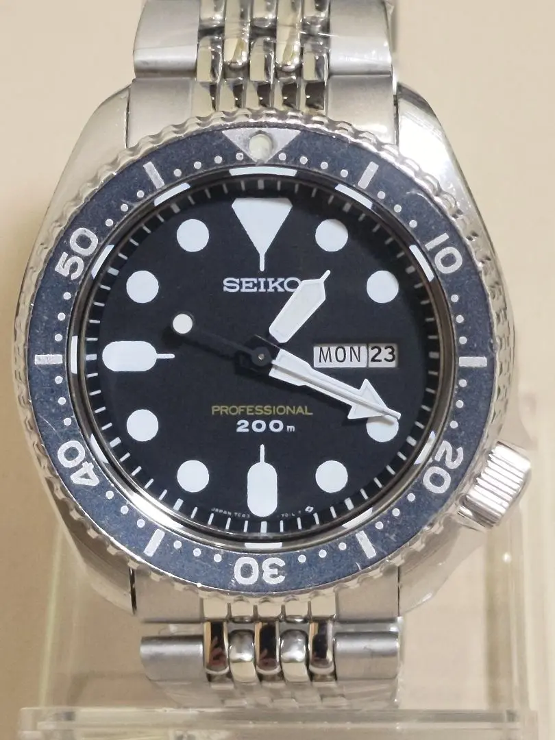 セイコープロフェッショナル ダイバー 200m 7C43-7010新品パーツ多数 セイコー 7C43-7010 ダイバー プロフェッショナル 200M