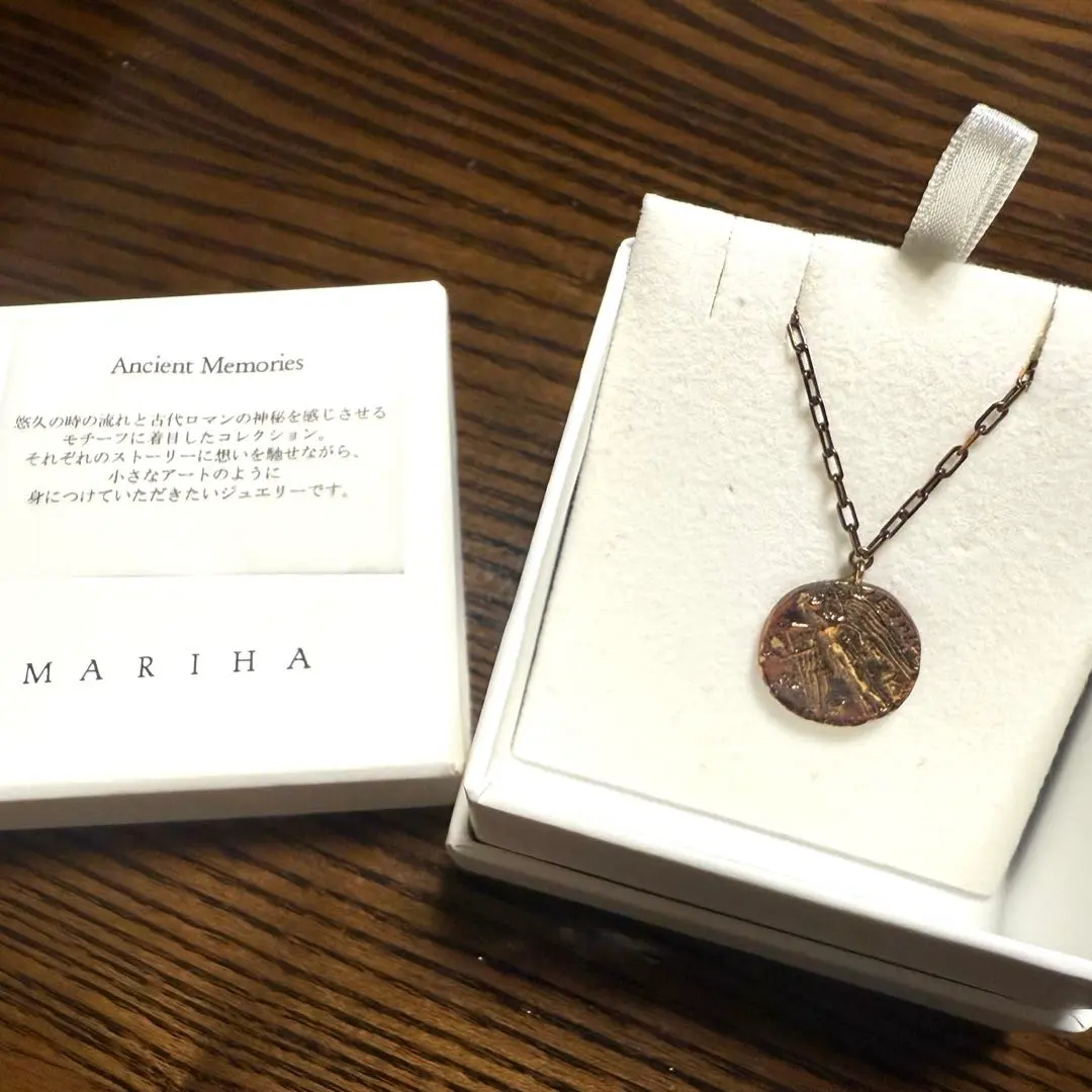 マリハ アテナ/天使硬幣項鍊 60cm 長方形 的縮圖