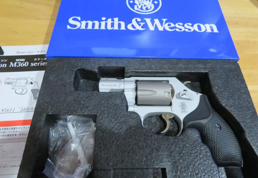 （翔）タナカ　m360SAKURA タナカ モデルガン S&W M360J SAKURA .38special 1-7/8インチ HW