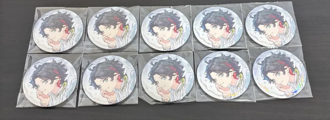 Thumbnail of Nijisanji Akina Saegusa art tin badge