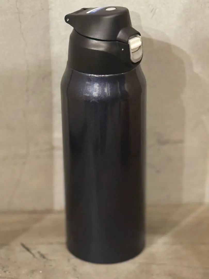 Thumbnail of Dark Gray Stainless Steel Water Bottle with One-Push Direct Drinking