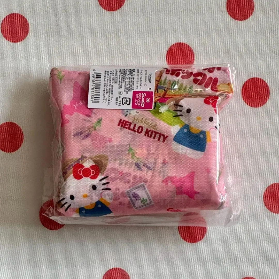 Thumbnail of Hokkaido Limited Jaga Pokkuru Sanrio Characters Kitty Collaboration Eco Bag