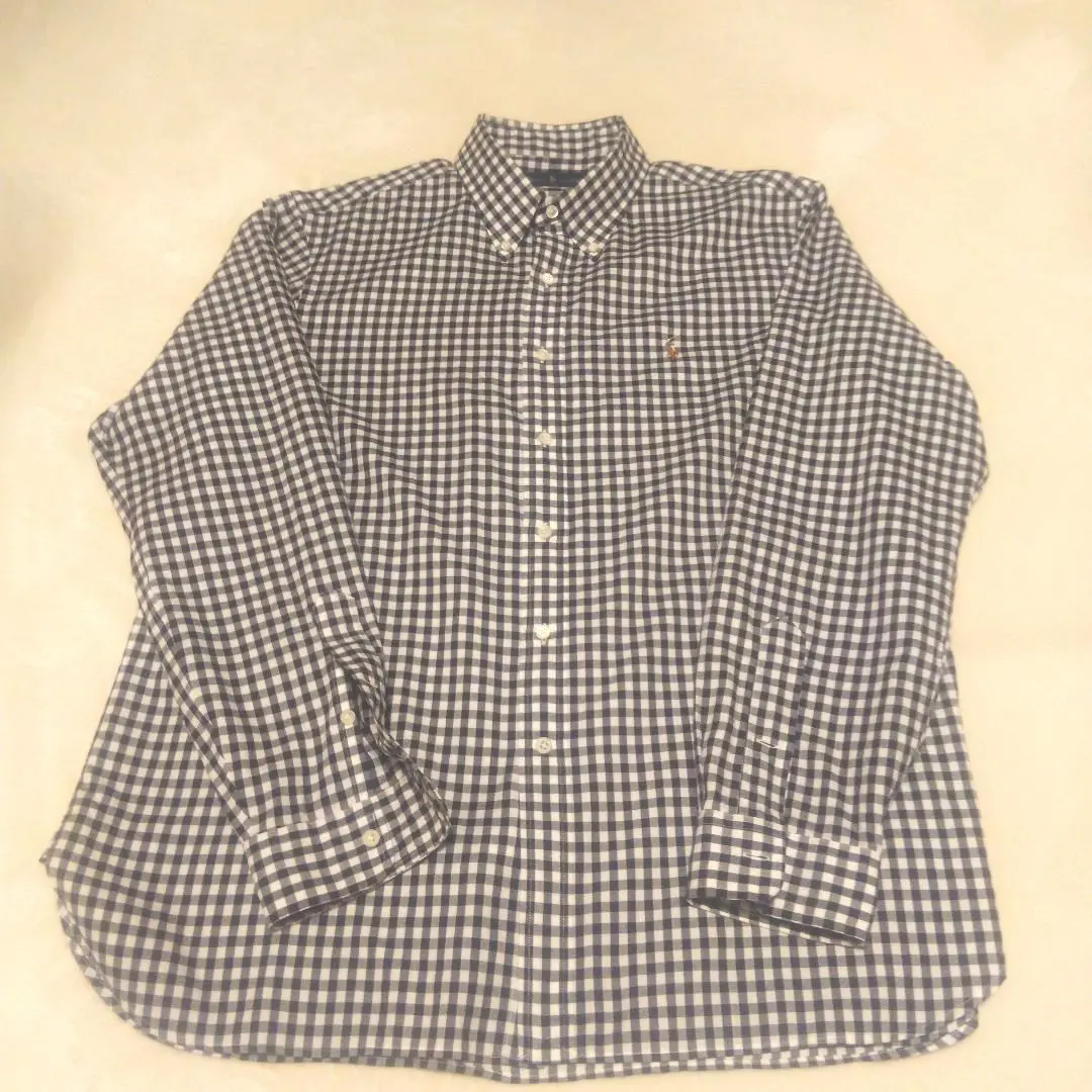 Thumbnail of RALPH LAUREN Gingham Check Shirt XL size Multi Pony