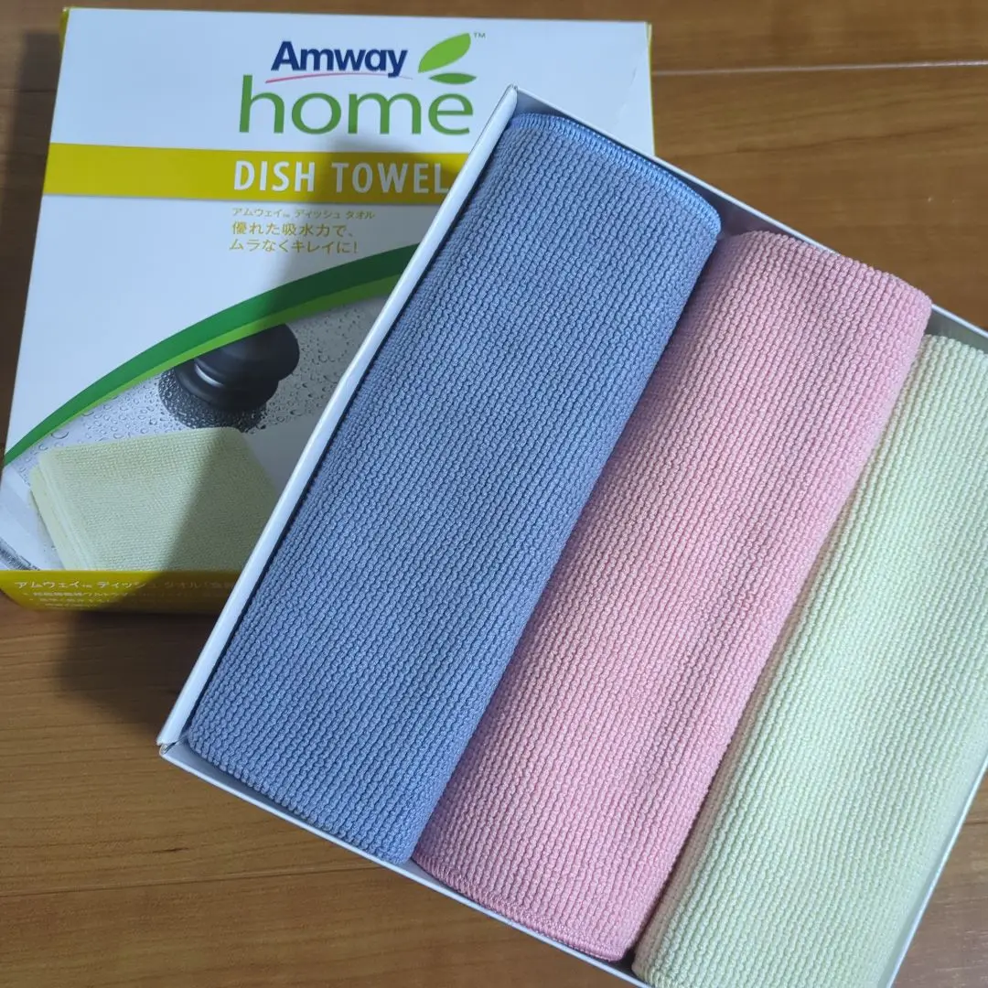 Amway - かしゅーなっつ！Amway　食器用ふきん　ディッシュタオル　3枚組×5 Amway - かしゅーなっつ様専用！Amway 食器用ふきん ディッシュ