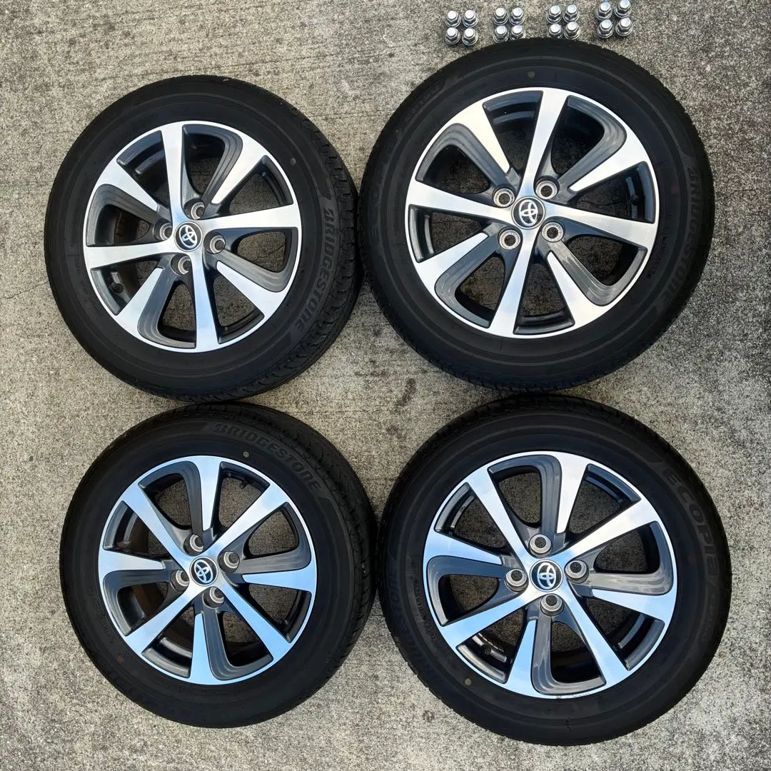 ま*ん様 美品アクア クロスオーバー　純正ホイール４本セット　185/60R16 アルミホイール☆アクアAQUA クロスオーバー 185/60R16 - メルカリ