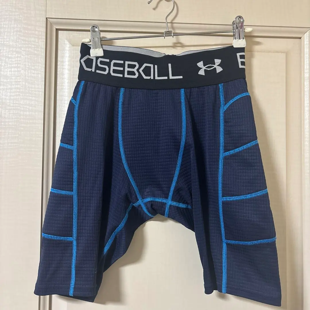 Thumbnail of Under Armour sliding pants, navy, size M