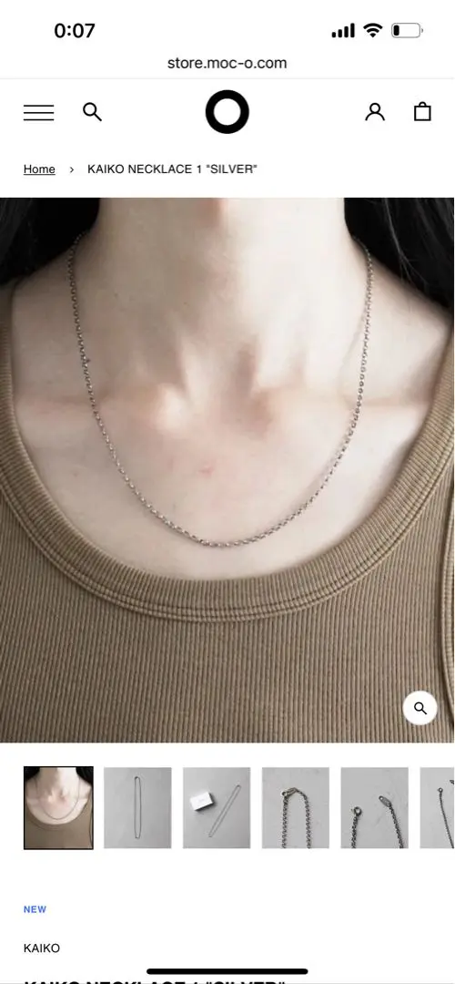 Kaiko ネックレス necklace シルバー925 silver925 KAIKO【カイコー】necklace c 