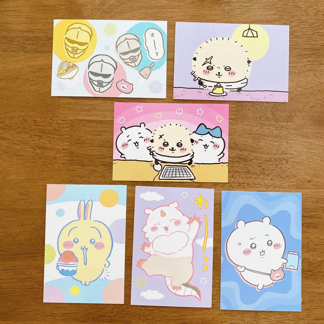 Thumbnail of ⑦ Chiikawa Bromide Gum Card 6-Piece Set