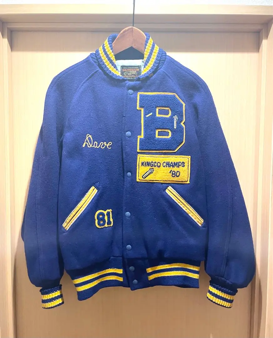 美品　希少品　スクーカム　SKOOKUM monkeytime スタジャン 楽天市場】SKOOKUM スクーカム STADIUM JACKET AWARD JACKET