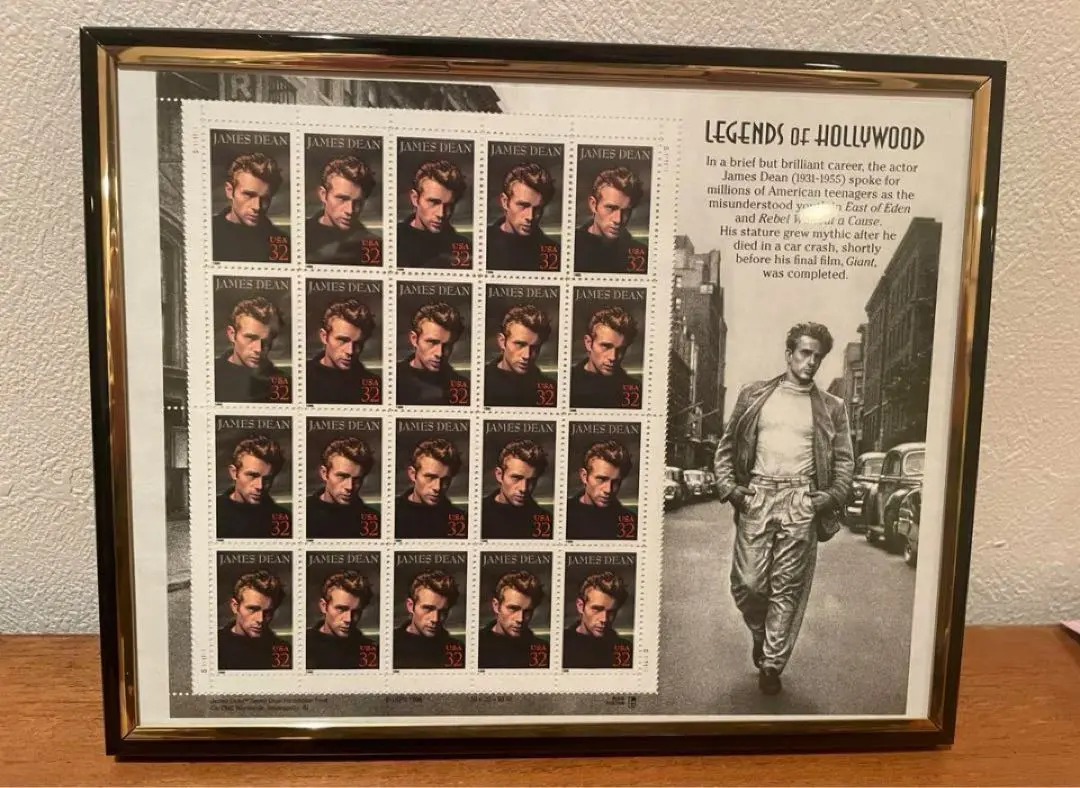極美品JAMES DEAN 32セント切手セット（USA） 極美品JAMES DEAN 32セント切手セット（USA）