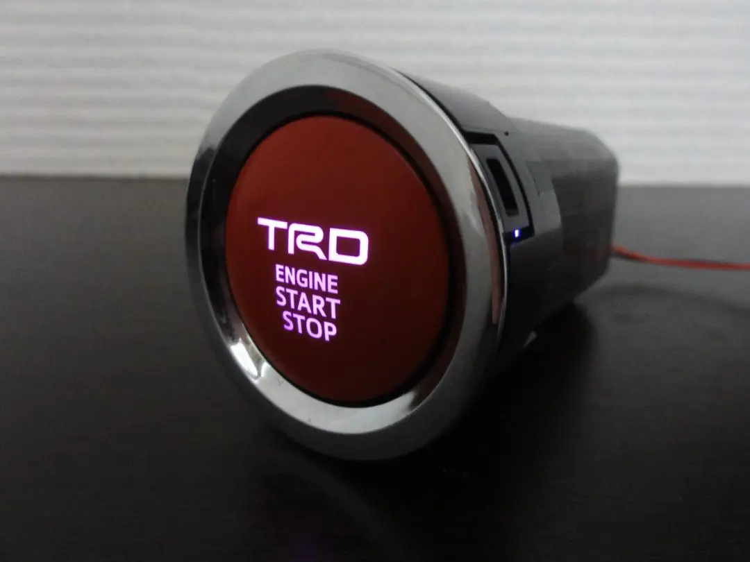 TRD プッシュスタートスイッチ イルミ純正スカイブルー