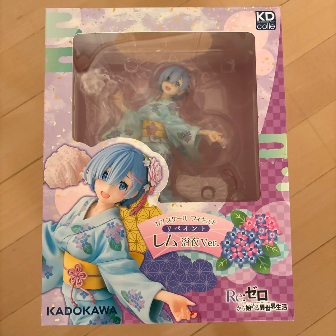 リゼロ　レム　フィギュア　浴衣　リペイント　ゆかた 中古】(本体A/箱B)KDcolle Re：ゼロから始める異世界生活 レム