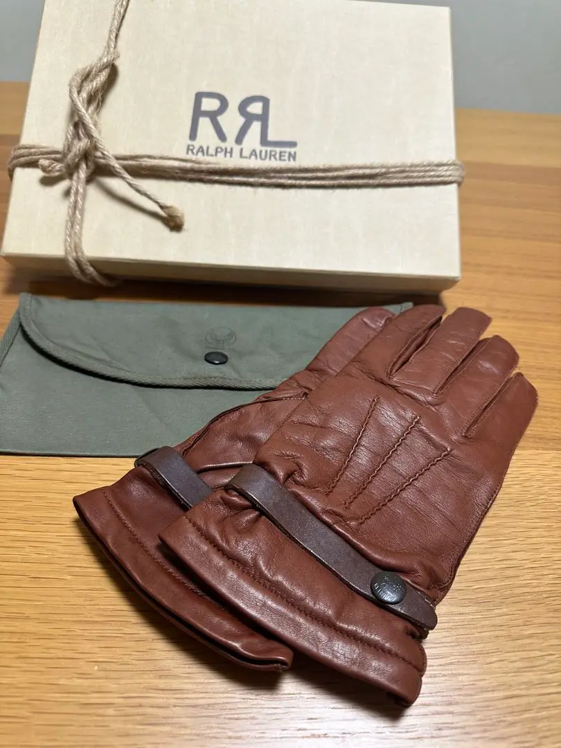 【極美品】RRL ダブルアールエル グローブ M ブラック レザー RRL等の通販サイト【RHYTHM】RRL(ダブルアールエル) KNIT GLOVE
