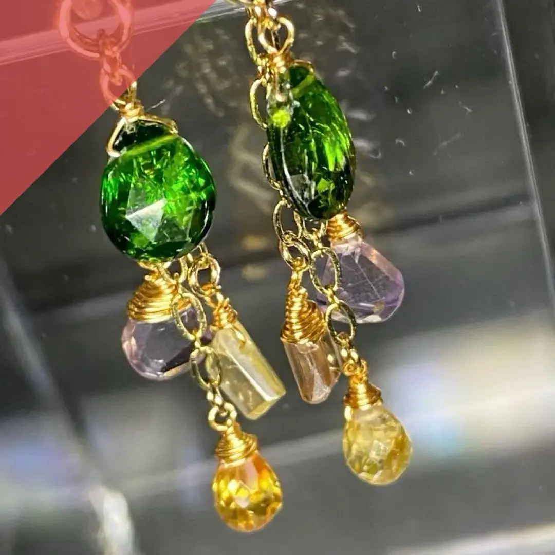 Thumbnail of 【Autumn Gem】Diopside ☆ Natural Stone Charm
