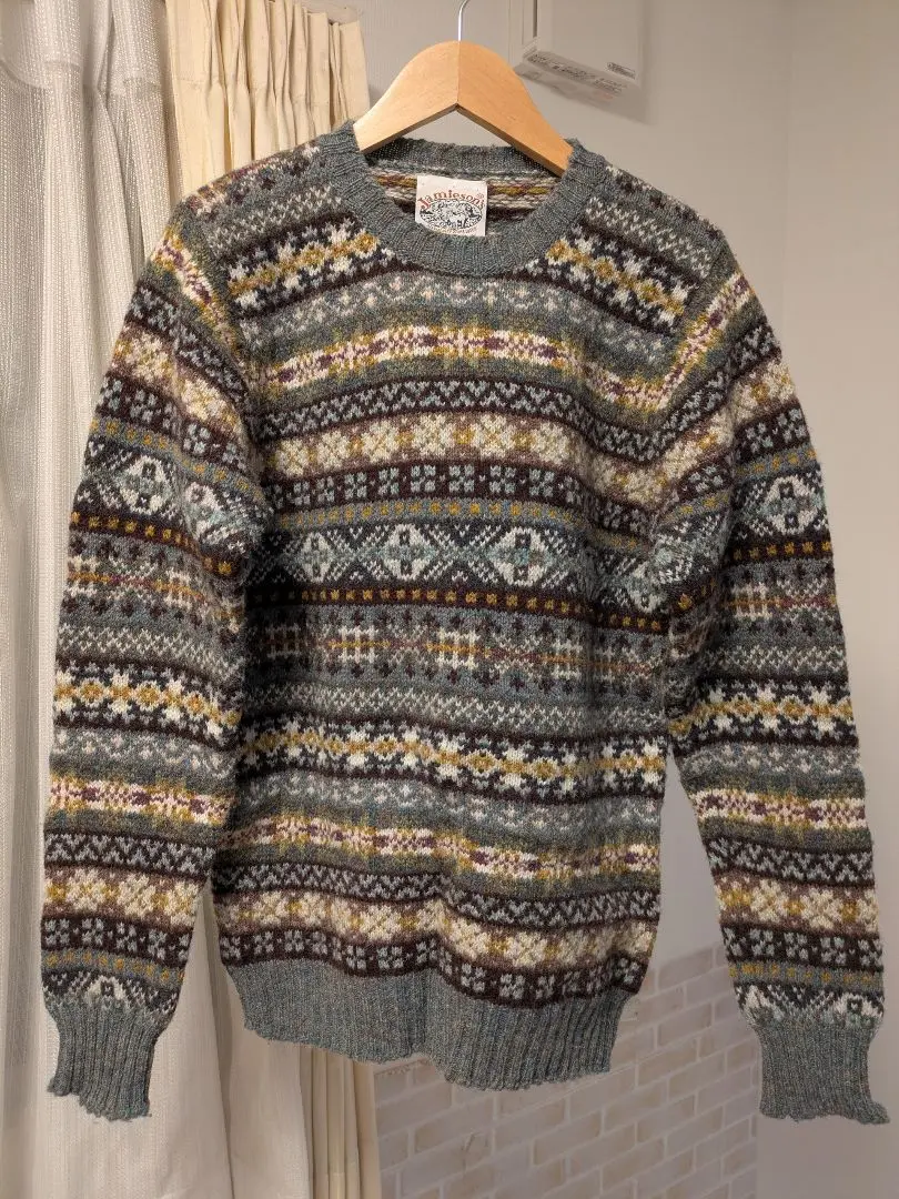 インバーアラン 6A ショールカラー カーディガン グリーン Mくらい INVERALLAN」 6A SHAWL COLLER CARDIGAN インバーアラン