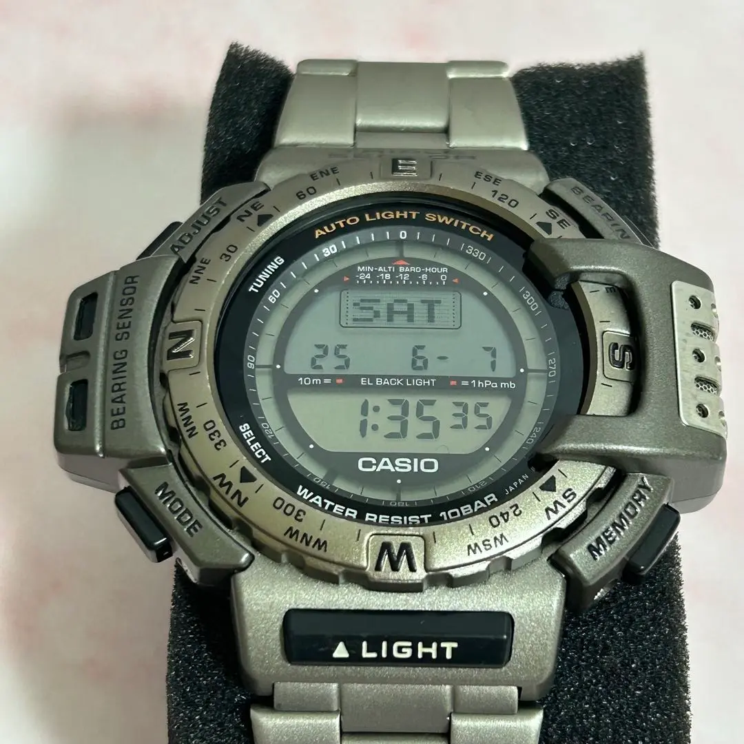 国内外の人気が集結 CASIO PRT-411 プロトレック チタン TREK