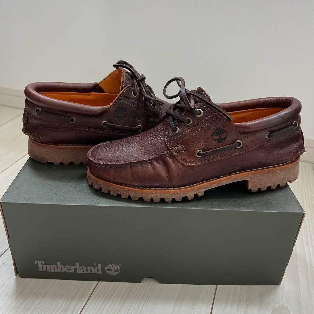 【美品】ティンバーランド×END. 3eyeデッキシューズ25.5cm timberland 3eye ティンバーランド デッキシューズ