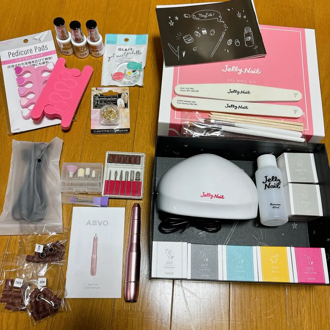 Amazon.co.jp: AEVO 電動ネイルマシンキット 研磨 爪磨き プロ