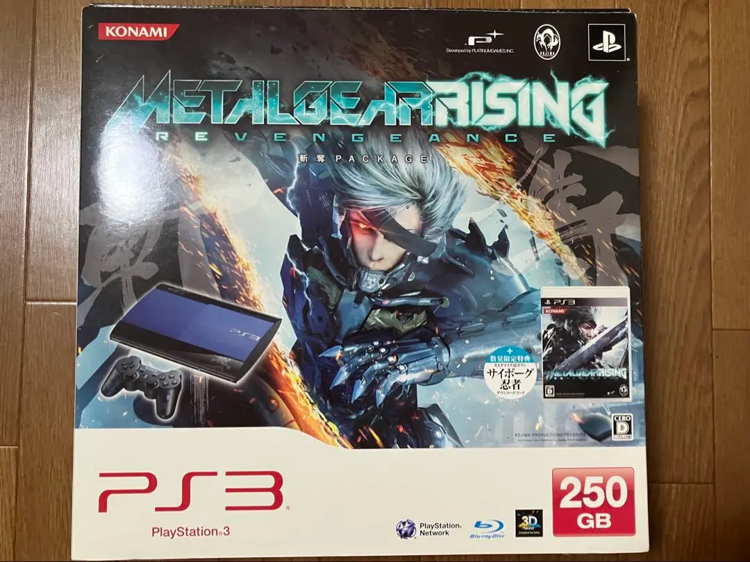PS3ハード　プレイステーション3本体(HDD250GB) メタルギア ライジング リベンジェンス 斬奪 [CECH-4000B](本体単品/付属品無) (箱説なし) Amazon | メタルギア ライジング リベンジェンス 斬奪