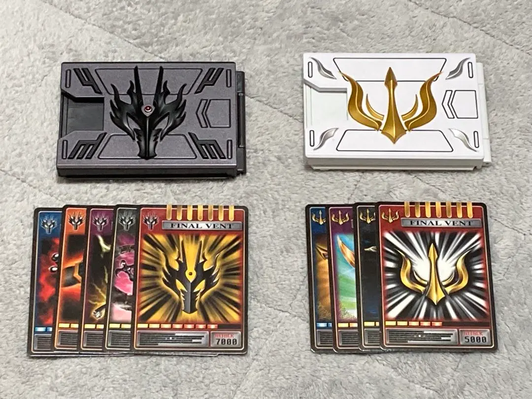 CSM仮面ライダーリュウガカードデッキ＆アドベント　付属品　同時300円値引 CSM Vバックル 付属品 カードデッキ 仮面ライダー龍騎 仮面
