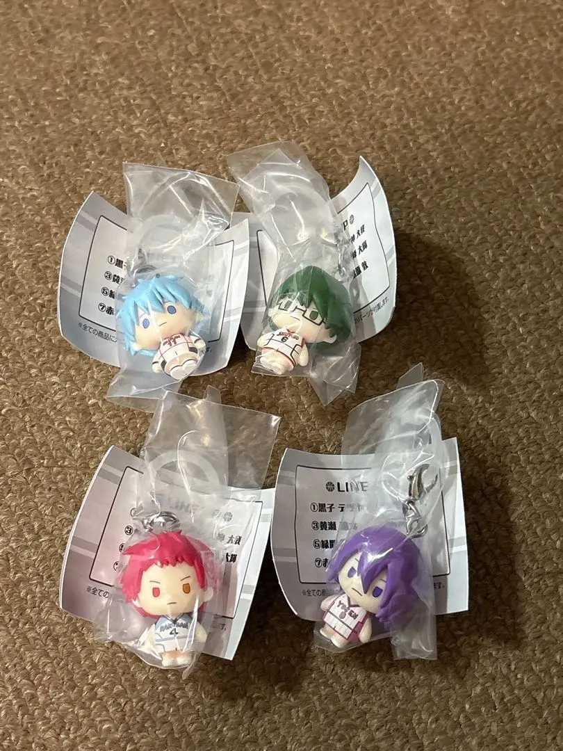 Thumbnail of Kuroko's Basketball Mejirushi Accessories: Akashi, Midorima, Kuroko, Murasakibara