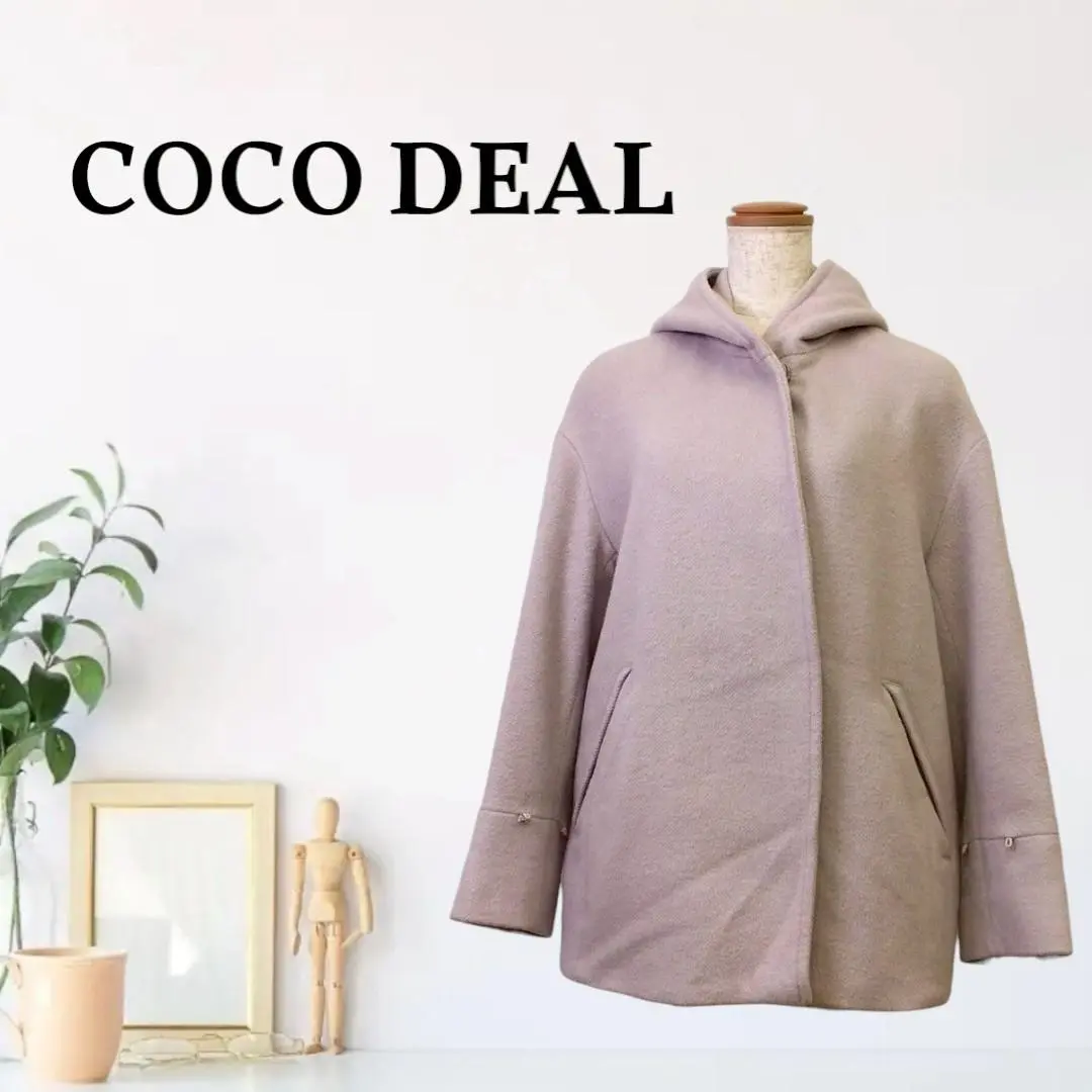 2025年最新】COCODEAL 着丈：ショート レディース ピーコート