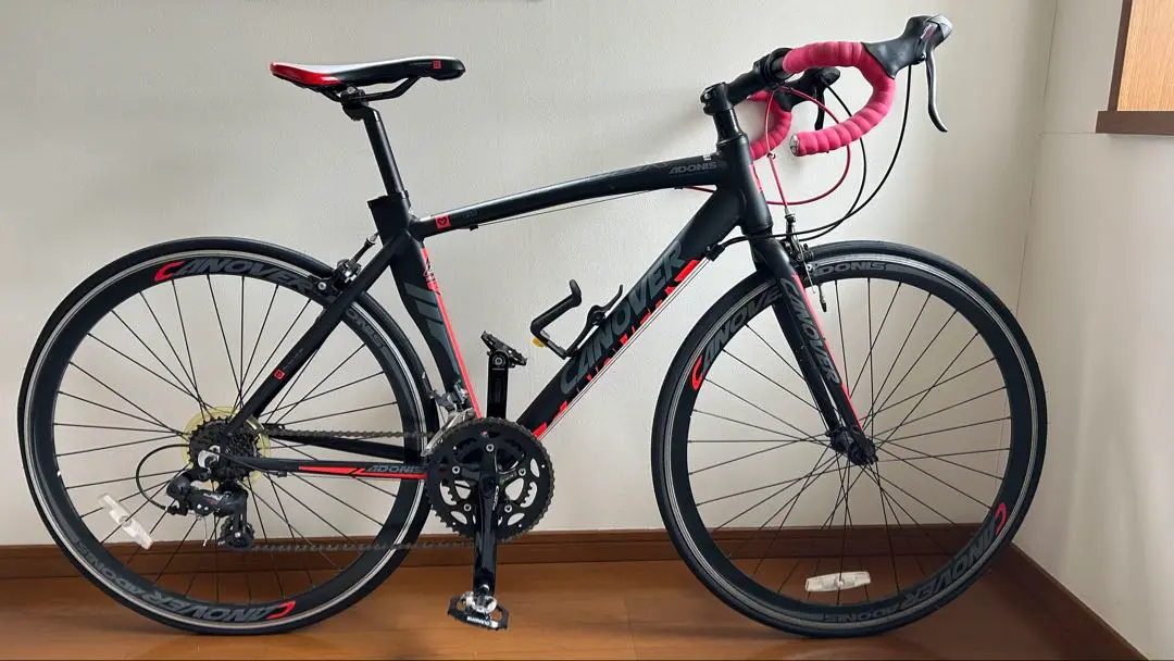 CANOVER ロードバイク ブラック/レッド 700C ジャンク　京都引き取り CANOVER ロードバイク ブラック/レッド 700C ジャンク京都引き取り