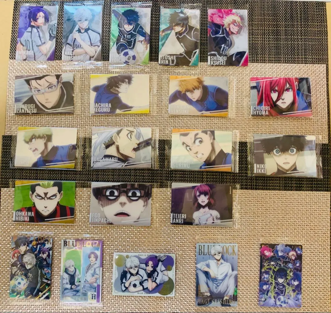 Thumbnail of Blue Lock Wafer 4 - 21 Card Set