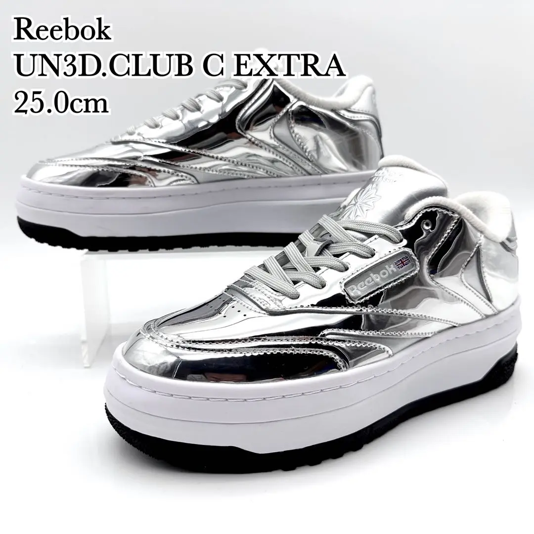 Reebok✖️UN3Dシルバー厚底スニーカー 37 【新品.未使用】 2025年最新】UN3D. reebokの人気アイテム - メルカリ