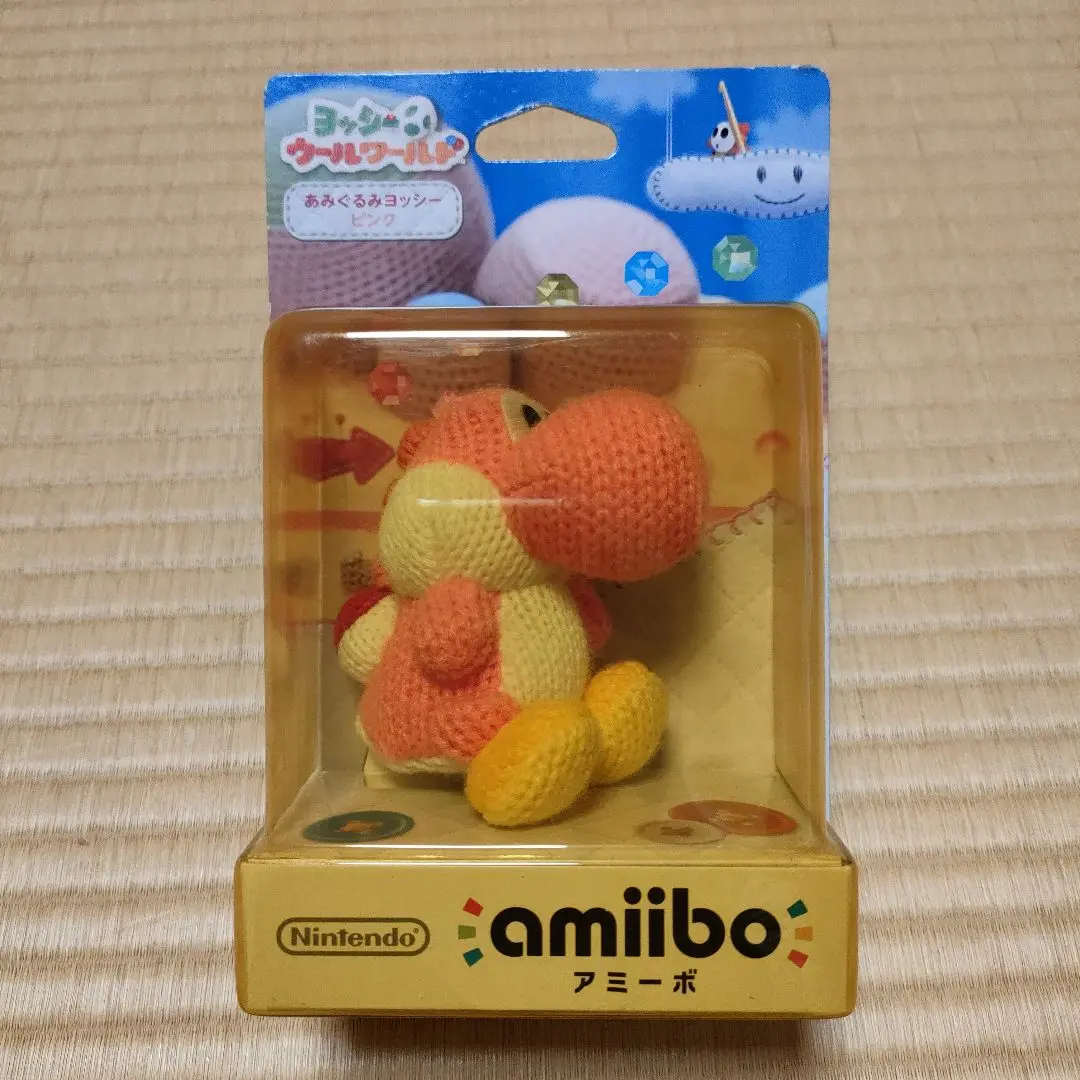 珈*ー様 amiibo あみぐるみ ヨッシー ピンク アミーボ ウールワールド amiibo あみぐるみヨッシー ピンク (ヨッシー ウールワールド